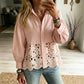 Camicia elegante da donna con dettagli traforati