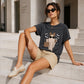 T-shirt da donna con stampa fantasma