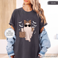 T-shirt da donna con stampa fantasma