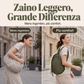 Zaino tote con coulisse a grande capacità da donna