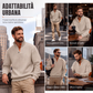Felpa da uomo casual oversize jacquard