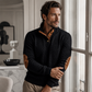Felpa da uomo casual oversize jacquard