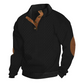 Felpa da uomo casual oversize jacquard