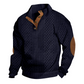 Felpa da uomo casual oversize jacquard
