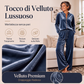 Completo da donna in velluto a 2 pezzi