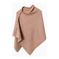 Poncho da donna elegante con bottoni laterali