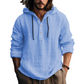 Camicia con cappuccio da uomo, casual, a maniche lunghe e traspirante