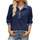 📢📢Sconto del 50%!!!🎉✨Top in maglia da donna con collo in denim a contrasto
