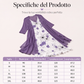 Set da donna: abito lungo maxi a fiori in stile boho e copricostume