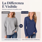 Felpa da donna con scollo a cappuccio e cerniera