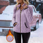 Cardigan con zip casual da donna