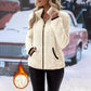 Cardigan con zip casual da donna