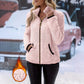 Cardigan con zip casual da donna