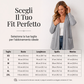 Cardigan casual da donna aperto sul davanti con tasche