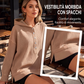 Felpa con cappuccio da donna a maniche lunghe di moda