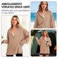 Felpa con cappuccio da donna a maniche lunghe di moda