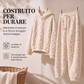 🔥SCONTO DEL 50%! 👚Completo da donna in maglia a trecce con cappuccio e pantaloni in peluche