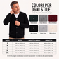 Cardigan lavorato a maglia con scollo a V casual da uomo