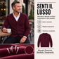 Cardigan lavorato a maglia con scollo a V casual da uomo