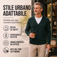 Cardigan lavorato a maglia con scollo a V casual da uomo