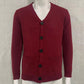 Cardigan lavorato a maglia con scollo a V casual da uomo