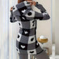 Giacca con cappuccio da donna in tartan con zip