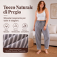Pantaloni larghi da donna in cotone e lino
