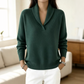 Maglione pullover da donna con collo a scialle
