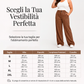 Pantaloni da donna a zampa a righe