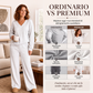 Completo da donna con felpa spalle scoperte e pantaloni