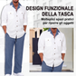Set da uomo due pezzi: camicia casual con colletto a revers e maniche lunghe ＆ pantaloni