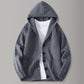 Cardigan lavorato a maglia con cappuccio da uomo, giacca di maglia casual ampia con bottoni