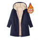 Giacca casual calda da donna con cappuccio, confortevole