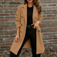 Cappotto da donna doppiopetto in misto lana