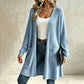 Cardigan da donna in maglia a coste