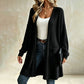 Cardigan da donna in maglia a coste