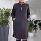 Abito da donna casual midi oversize largo