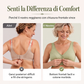 Reggiseno da donna senza ferretti con chiusura anteriore