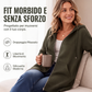 Giacca Felpa con Cappuccio da Donna di Lunghezza Media, Cardigan Casual con Zip e Tasche
