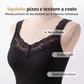 Canotta aderente in pizzo da donna taglie forti