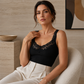 Canotta aderente in pizzo da donna taglie forti