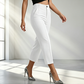 Pantaloni corti eleganti da donna a vita alta