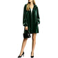 Cardigan da donna casual in velluto con cappuccio