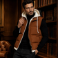 Gilet invernale imbottito con cappuccio ispessito