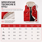Gilet invernale imbottito con cappuccio ispessito