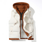 Gilet invernale imbottito con cappuccio ispessito