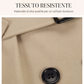 Trench corto doppiopetto casual da donna
