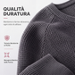Maglione moderno da uomo in tessuto a nido d'ape
