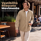 Camicia casual da uomo in velluto a coste con bottoni