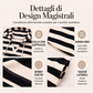 Abito felpa a righe casual da donna